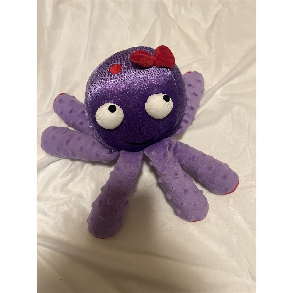 SCENTSY Buddy Bubbles Octopus Plush Soft Fuzzy Stuffed Toy No Pak Included EUC